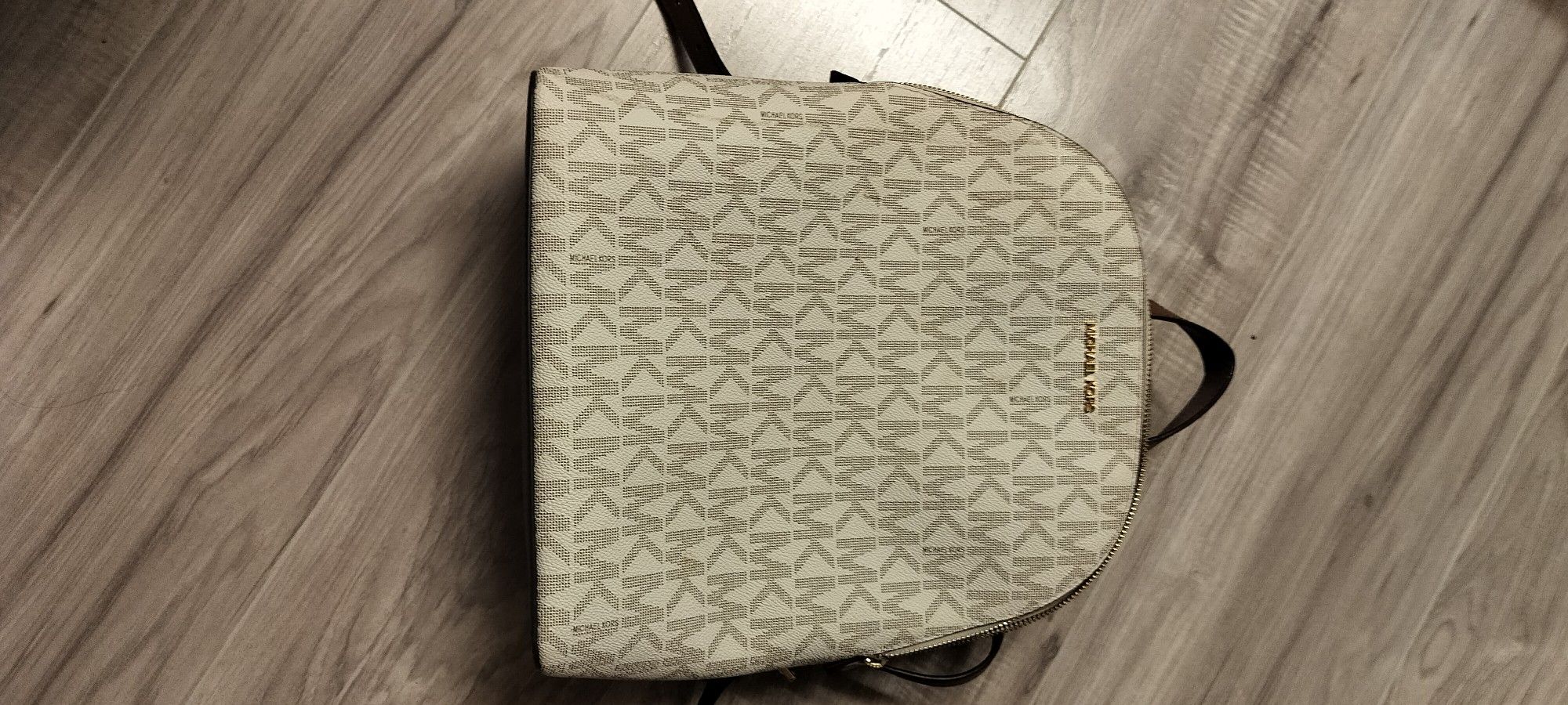 MK Cindy Large Signature Logo Backpack