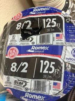 New romex wire 8/2
