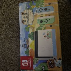 Nintendo Switch (Animal Crossing Special Edition)