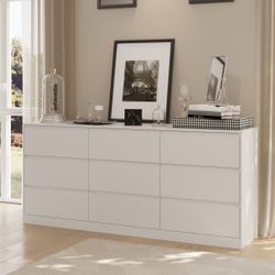 New 70.87w Dresser With 9 Drawers, Large Modern Chest Of Drawers With Deep Drawers  New in box MH1013-1-A/B * Spacious Surface Area: The generous 70.8