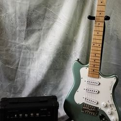 Brand new electric guitar and new 20 watts amp