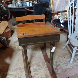 Antique School Desk