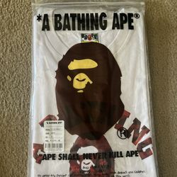 Bape Red Camo T Shirt