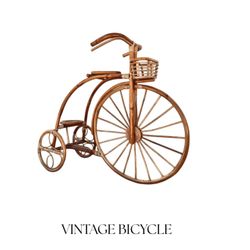 Vintage Bike With Dessert Cart