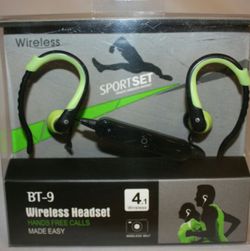 Bluetooth wireless headphones/earphones rechargeable