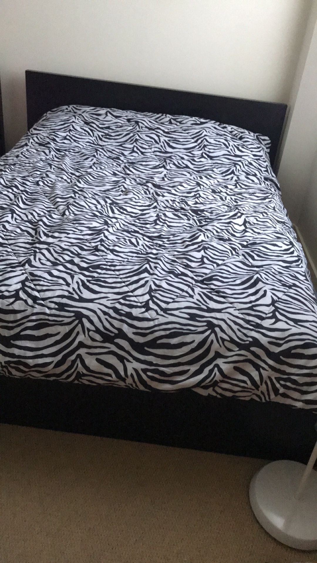 Queen bed (mattress with frame for $100)