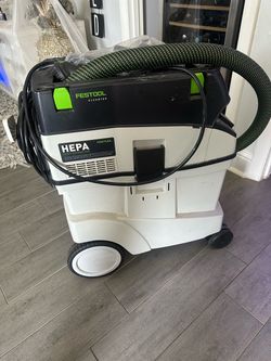 Festool CLEANTEC CT 48 EI AC HEPA Dust Extractor 577876 with Festool Bluetooth Remote Control and Accessories