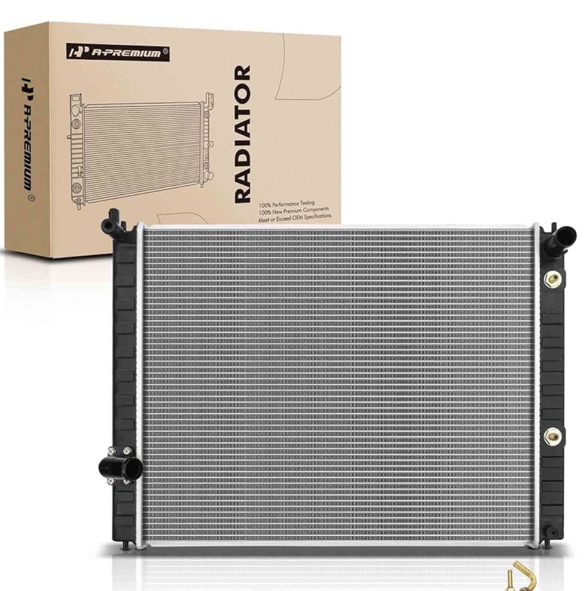 Engine Coolant Radiator Assembly with Transmission Oil Cooler Compatible with Infiniti EX35 2008-2012, EX37 FX37 2013, FX35 2009-2012, QX50 QX70 2014-
