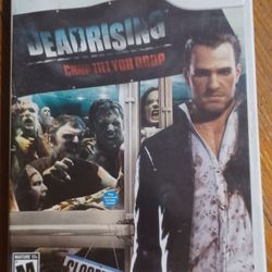 Nintendo Wii Dead Rising Chop Till You Drop Video Game Zombie Horror 
