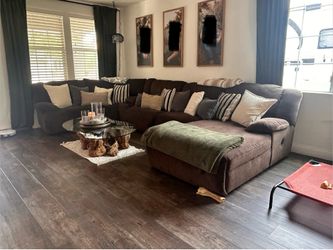 Brown Sectional