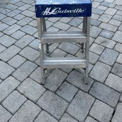 Louisville Aluminum 2 Step Ladder 250lbs rated 