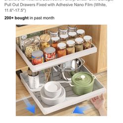 Expandable Pull Out Cabinet Organizer 