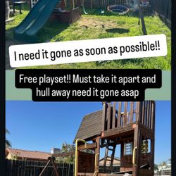 Free Playset!! Must Be Able To Take It Apart And Hull It Away