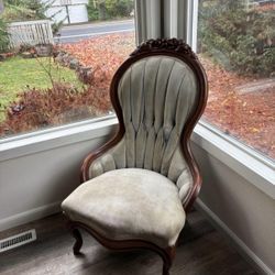 Antique Victorian Queen Chair