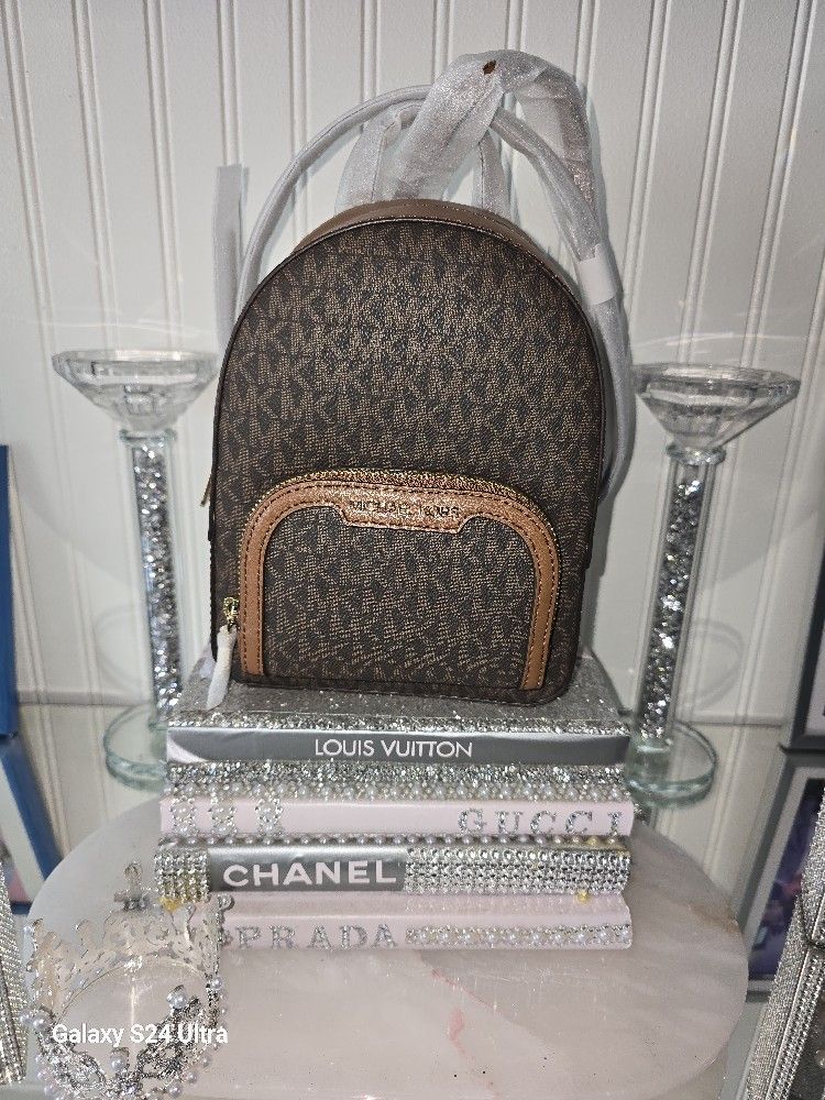 NWT Michael Kors Brown Backpack 