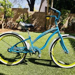 24” Diamondback beach cruiser bike