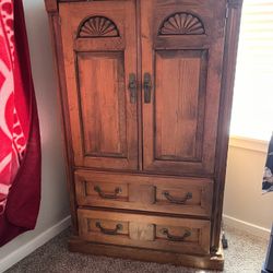 Dresser And Armorie Real  Wood