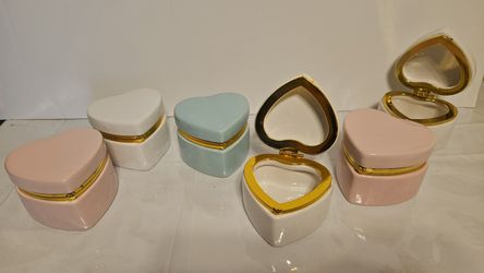Ceramic Hearts For Jewelery