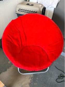 Red Saucer Chair