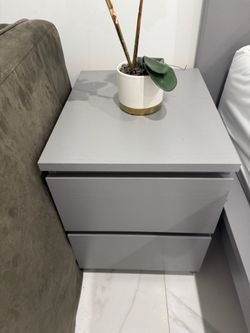 IKEA Nightstand/Drawer Gray
