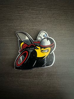 Hornet Mascot Enamel Lapel Pin
