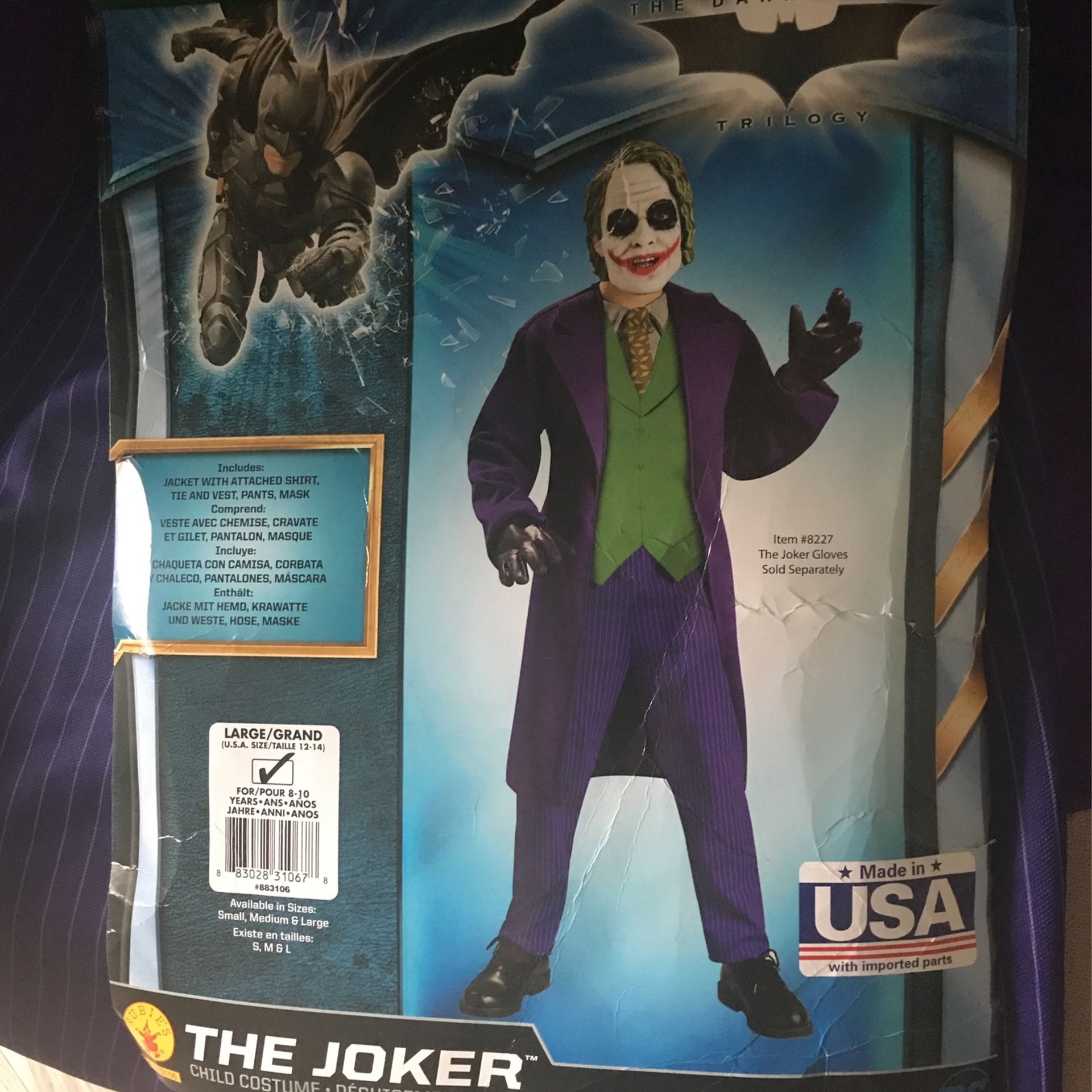 Joker Halloween Costume 