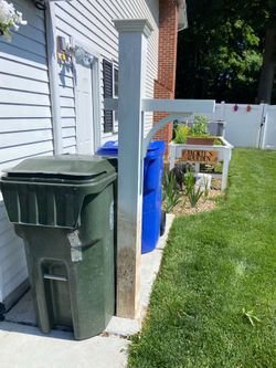 Heavy Duty Composite PVC Mailbox Post-$150