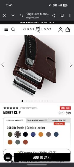 KingsLoot Wallet/Money Clip 