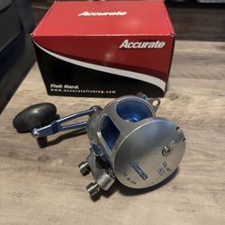 Two Speed Accurate Vallient 800 Salt Water Fishing Reel. 