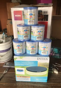 Pool cover and filters “make me an offer”