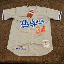 Dodgers Fernando Valenzuela Throwback Jersey
