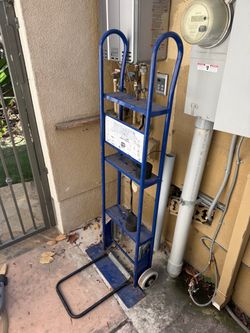Blue Steel Hand Truck Dolly