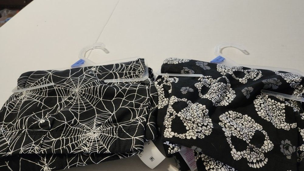 N. Peoria Brand New Junior Leggings Pants Spiders And Skulls Sz Xxxl Please Read Description For Pick Up Location Options