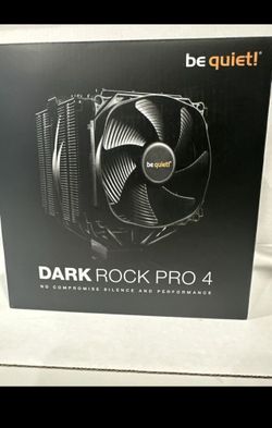 New be quiet! Dark Rock Pro 4 CPU Cooler (New-In-The-Box Unit)...All Black Color