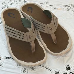 Olukai Ulele Men’s Water-Ready Beach Sandals Clay / Mustang US M 15 /EUR 48
