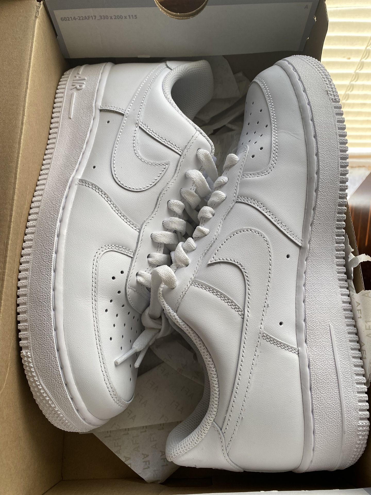 White Air Force 1s