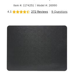 Clear & Black Chair Mat, New $ 15 & 25