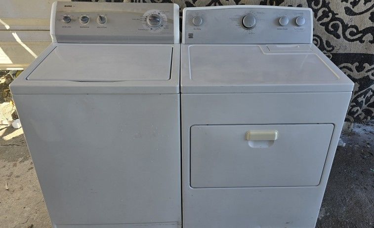 CLEANEST KENMORE WASHER AND ELECTRIC DRYER, FREE DELIVERY AND INSTALLATION, 4 MONTHS WARRANTY