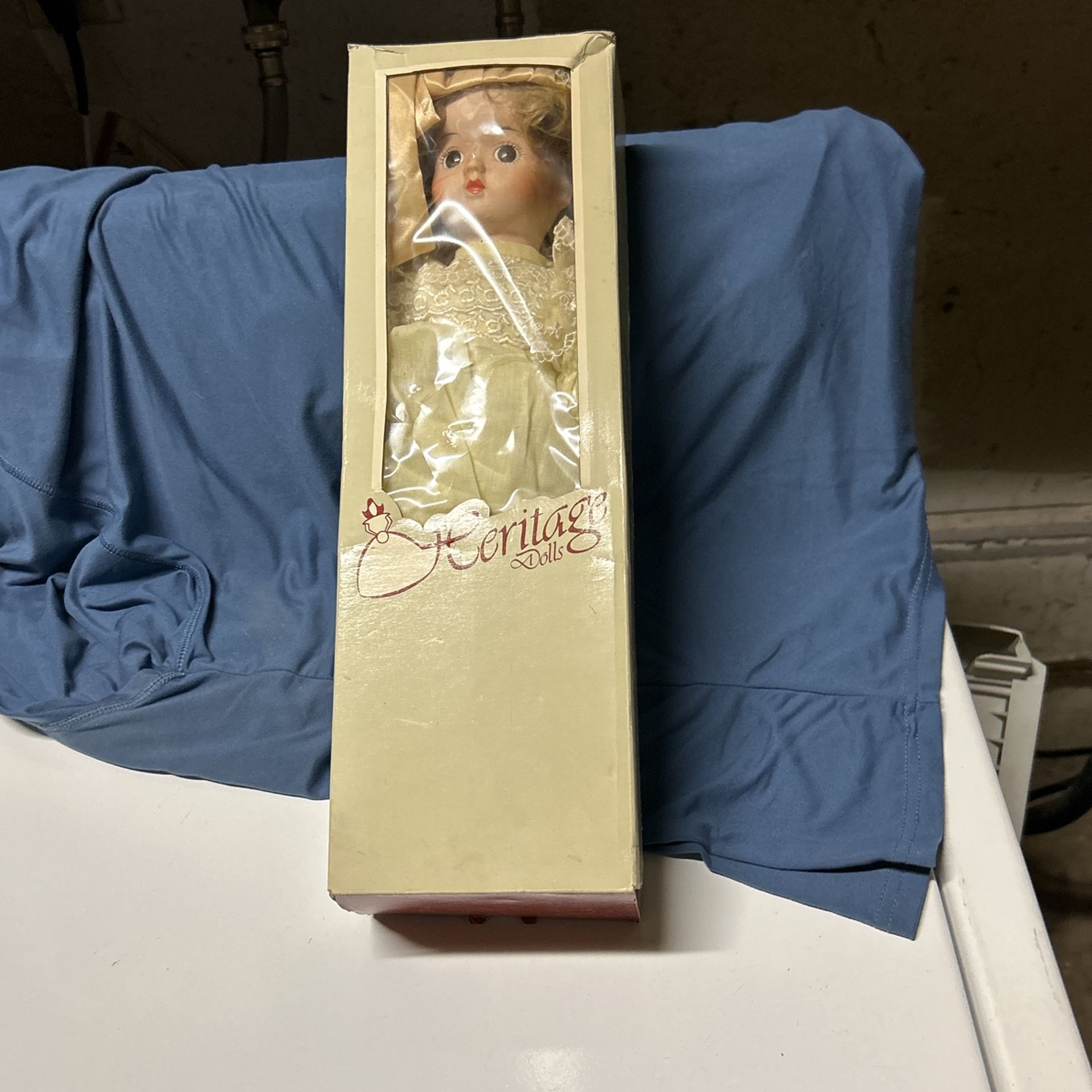 Heritage Signature Collection Bisque Porcelain Doll Box