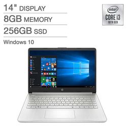 HP 14" Laptop - 10th Gen Intel Core i3-1005G1 - 1080p
