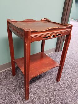 Antique cherry end table