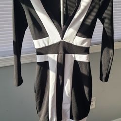 Women's V Cut Bodycon Dress