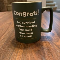 Congrats 12 ounce coffee mug