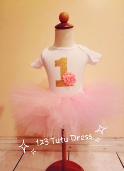 First Birthday Baby Girl Tutu Outfit