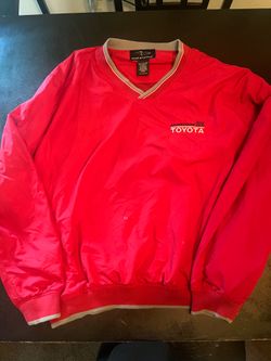 Page & Tuttle Toyota Red V Neck Sweater