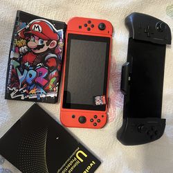 Nintendo switch v2 red edition mint condition