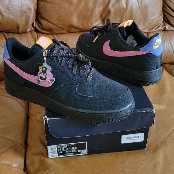 Men's Nike Air Force 1 '07 LV8 2 Shoe Size 13 Black Magic Flamingo  CD0887-001