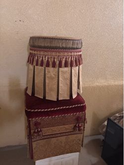 Two  Cushioned Decorative  Seat Benches - Vanity Bathroom or dressing