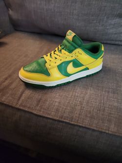 Nike Dunk Low Reverse Brazil BTTYS Oregon Apple Green Yellow DV0833-300 Men's