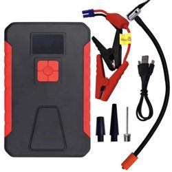 Portable Car Jump Starter With Air Compressor